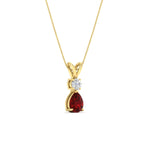 Load image into Gallery viewer, simple-round-and-pear-ruby-sapphire-pendant-in-yellow-gold-fdpd10940grudrangle3-nl-yg.jpg
