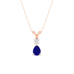 Load image into Gallery viewer, simple-round-and-pear-sapphire-pendant-in-rose-gold-fdpd10940gsablangle1-nl-rg.jpg
