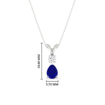 Load image into Gallery viewer, simple-round-and-pear-sapphire-pendant-in-white-gold-fdpd10940gsablangle1-nl-wg-hw.jpg
