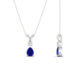 Load image into Gallery viewer, simple-round-and-pear-sapphire-pendant-in-white-gold-fdpd10940gsablangle2-nl-wg.jpg
