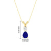 Load image into Gallery viewer, simple-round-and-pear-sapphire-pendant-in-yellow-gold-fdpd10940gsablangle1-nl-yg-hw.jpg