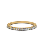 Load image into Gallery viewer, simple-thin-stackable-wedding-diamond-rings-in-yellow-gold-FDENS3009B-NL-YG.jpg
