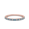 Load image into Gallery viewer, simple-thin-stackable-wedding-diamond-rings-with-blue-topaz-in-rose-gold-FDENS3009BGICBLTO-NL-RG.jpg