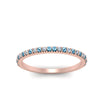 Load image into Gallery viewer, simple-thin-stackable-wedding-diamond-rings-with-blue-topaz-in-rose-gold-FDENS3009BGICBLTO-NL-RG.jpg