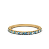 Load image into Gallery viewer, simple-thin-stackable-wedding-diamond-rings-with-blue-topaz-in-yellow-gold-FDENS3009BGICBLTO-NL-YG.jpg