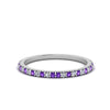 Load image into Gallery viewer, simple-thin-stackable-wedding-diamond-rings-with-purple-topaz-in-white-gold-FDENS3009BGVITO-NL-WG.jpg