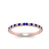 Load image into Gallery viewer, simple-thin-stackable-wedding-diamond-rings-with-sapphire-in-rose-gold-FDENS3009BGSABL-NL-RG.jpg