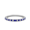 Load image into Gallery viewer, simple-thin-stackable-wedding-diamond-rings-with-sapphire-in-white-gold-FDENS3009BGSABL-NL-WG.jpg