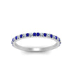 Load image into Gallery viewer, simple-thin-stackable-wedding-diamond-rings-with-sapphire-in-white-gold-FDENS3009BGSABL-NL-WG.jpg