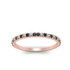 Load image into Gallery viewer, simple-thin-stackable-wedding-rings-with-black-diamond-in-rose-gold-FDENS3009BGBLACK-NL-RG.jpg