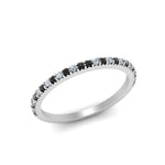 Load image into Gallery viewer, simple-thin-stackable-wedding-rings-with-black-diamond-in-white-gold-FDENS3009BGBLACK-NL-WG.jpg
