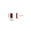 Load image into Gallery viewer, single-baguette-stud-ruby-earring-in-rose-gold-fdear11011grudrangle2-nl-rg-hw.jpg?v=1771394802