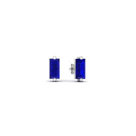 Single Baguette Stud Earring