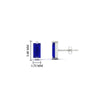 Load image into Gallery viewer, single-baguette-stud-sapphire-earring-in-white-gold-fdear11011gsablangle2-nl-wg-hw.jpg?v=1771394802