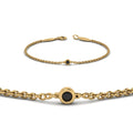 Thumbnail 93 - single-chain-bracelet-with-black-diamond-in-14k-yellow-gold-fdbr651576gblackangle2-nl-yg