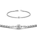 Thumbnail 35 - single-diamond-chain-bracelet-in-14k-white-gold-fdbr651576angle2-nl-wg