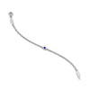Load image into Gallery viewer, single-diamond-chain-bracelet-with-blue-sapphire-in-14k-white-gold-fdbr651576gsablangle3-nl-wg