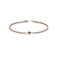 Thumbnail 4 - single-diamond-chain-bracelet-with-emerald-in-14k-rose-gold-fdbr651576gemgr-nl-rg