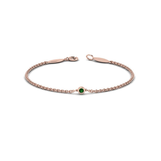 single-diamond-chain-bracelet-with-emerald-in-14k-rose-gold-fdbr651576gemgr-nl-rg