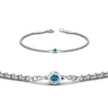 Thumbnail 60 - single-diamond-chain-bracelet-with-ice-blue-topaz-in-14k-white-gold-fdbr651576gicbltoangle2-nl-wg