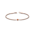 Thumbnail 21 - single-diamond-chain-bracelet-with-orange-sapphire-in-14k-rose-gold-fdbr651576gsaor-nl-rg