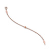 Load image into Gallery viewer, single-diamond-chain-bracelet-with-orange-sapphire-in-14k-rose-gold-fdbr651576gsaorangle3-nl-rg