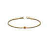 Load image into Gallery viewer, single-diamond-chain-bracelet-with-orange-sapphire-in-14k-yellow-gold-fdbr651576gsaor-nl-yg