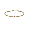Thumbnail 79 - single-diamond-chain-bracelet-with-orange-sapphire-in-14k-yellow-gold-fdbr651576gsaor-nl-yg