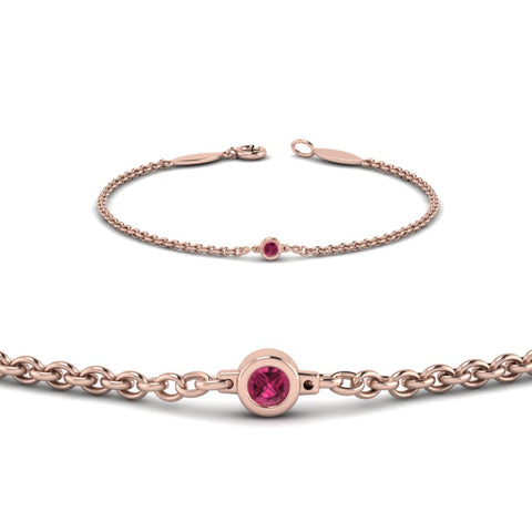 single-diamond-chain-bracelet-with-pink-sapphire-in-14k-rose-gold-fdbr651576gsadrpiangle2-nl-rg