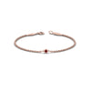 Load image into Gallery viewer, single-diamond-chain-bracelet-with-ruby-in-14k-rose-gold-fdbr651576grudr-nl-rg