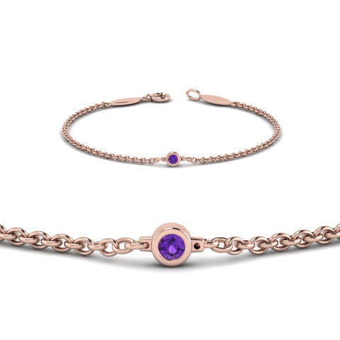 single-diamond-chain-bracelet-with-violac-topaz-in-14k-rose-gold-fdbr651576gvitoangle2-nl-rg