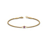 Load image into Gallery viewer, single-diamond-chain-bracelet-with-violac-topaz-in-14k-yellow-gold-fdbr651576gvito-nl-yg