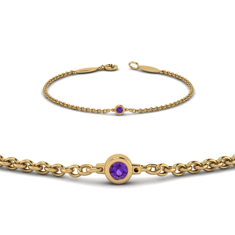single-diamond-chain-bracelet-with-violac-topaz-in-14k-yellow-gold-fdbr651576gvitoangle2-nl-yg