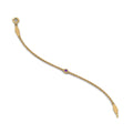 Thumbnail 92 - single-diamond-chain-bracelet-with-violac-topaz-in-14k-yellow-gold-fdbr651576gvitoangle3-nl-yg