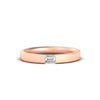 Load image into Gallery viewer, single-emerald-diamond-mens-wedding-band-in-rose-gold-fd11266emb-nl-rg