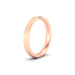 Load image into Gallery viewer, single-emerald-diamond-mens-wedding-band-in-rose-gold-fd11266emb-nl-rg
