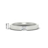 Load image into Gallery viewer, single-emerald-diamond-mens-wedding-band-in-white-gold-FD11266EMB-NL-WG-HW