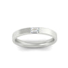 Load image into Gallery viewer, single-emerald-diamond-mens-wedding-band-in-white-gold-FD11266EMBANGLE5-NL-WG