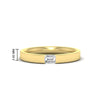 Load image into Gallery viewer, single-emerald-diamond-mens-wedding-band-in-yellow-gold-FD11266EMB-NL-YG-HW
