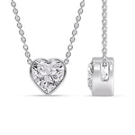 Load image into Gallery viewer, Solitaire Bezel Heart Shape Pendant
