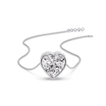 Load image into Gallery viewer, Solitaire Bezel Heart Shape Pendant
