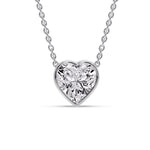 Load image into Gallery viewer, Solitaire Bezel Heart Shape Pendant
