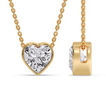 Load image into Gallery viewer, Solitaire Bezel Heart Shape Pendant
