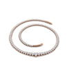 Load image into Gallery viewer, single-line-9-carat-tennis-diamond-necklace-in-FDNK11299RO-ANGLE1-9.00CT-NL-RG