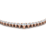 Load image into Gallery viewer, single-line-9-carat-tennis-diamond-necklace-in-FDNK11299RO-ANGLE1-9.00CT-NL-RG