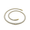 Load image into Gallery viewer, single-line-9-carat-tennis-diamond-necklace-in-FDNK11299RO-ANGLE1-9.00CT-NL-YG