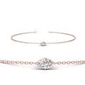 Thumbnail 1 - single-marquise-diamond-chain-bracelet-in-FDBRC11021-NL-RG