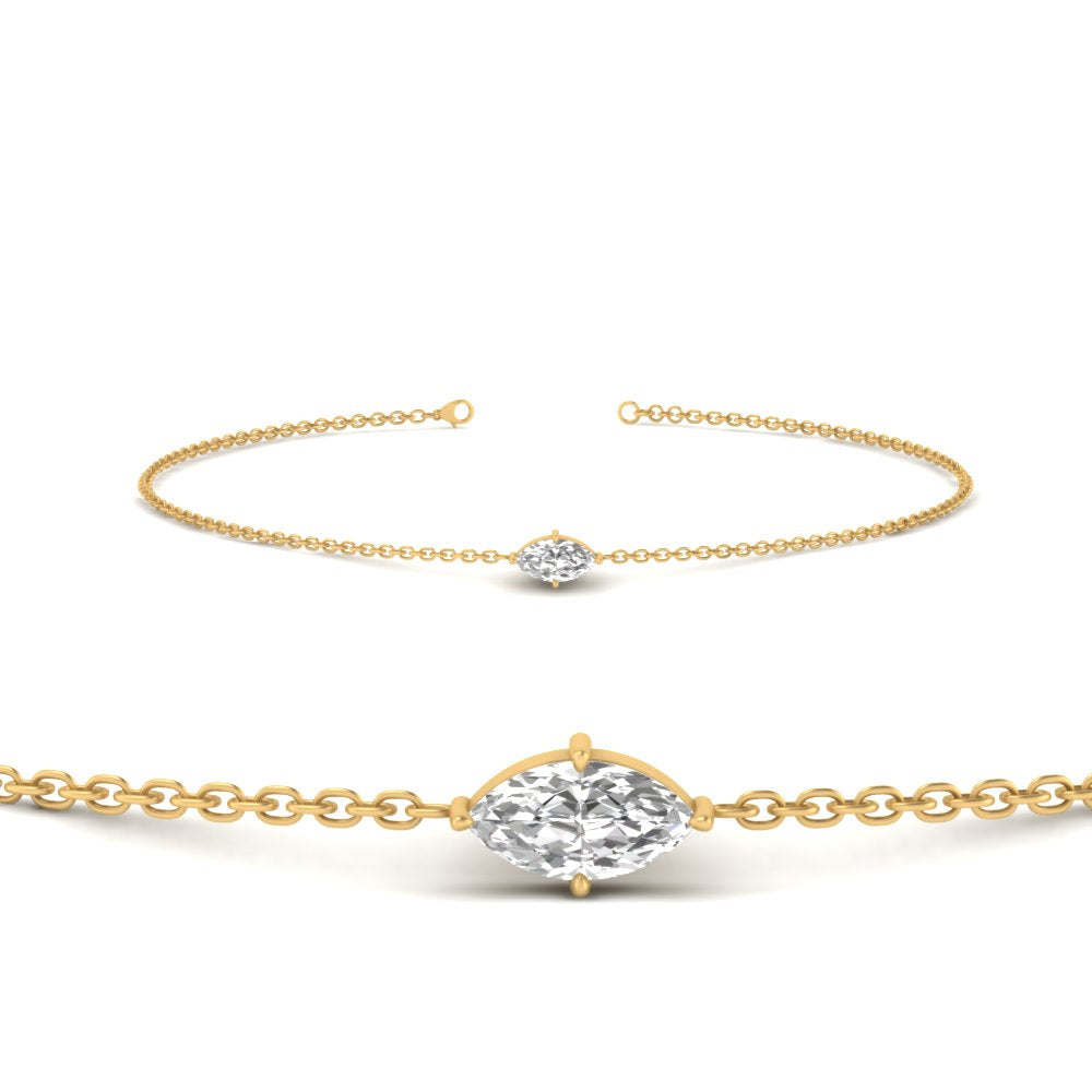 single-marquise-diamond-chain-bracelet-in-FDBRC11021-NL-YG