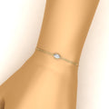 Thumbnail 10 - single-marquise-diamond-chain-bracelet-in-FDBRC11021-NL-YG