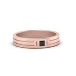 Load image into Gallery viewer, single-princess-cut-inlay-mens-ring
